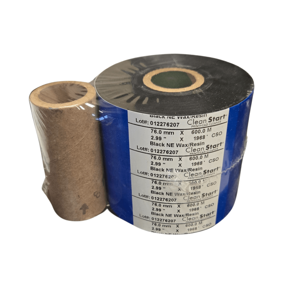2047 - 76mm x 600M (2.99" x 1968') - CSO Wax/Resin Ribbons - West Coast Labels Ltd. WCL