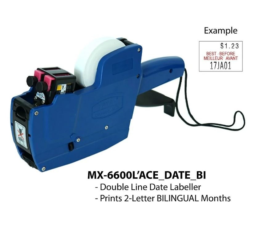Motex MX 6600L - aCe Price Labeller 10 x 10 Digit - West Coast Labels Ltd. WCL